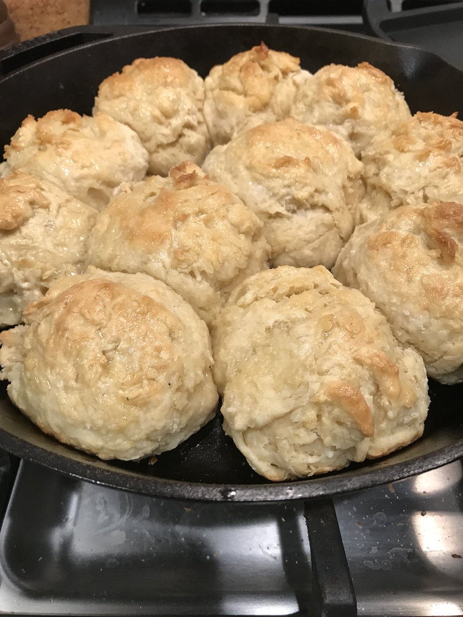 ChefAndrewDC's tweet photo. My first attempt making @biscuitheadavl biscuits. Not perfect so I think I will have to try and make them again 😂  #biscuits #butter https://t.co/eLlofOJD6Z