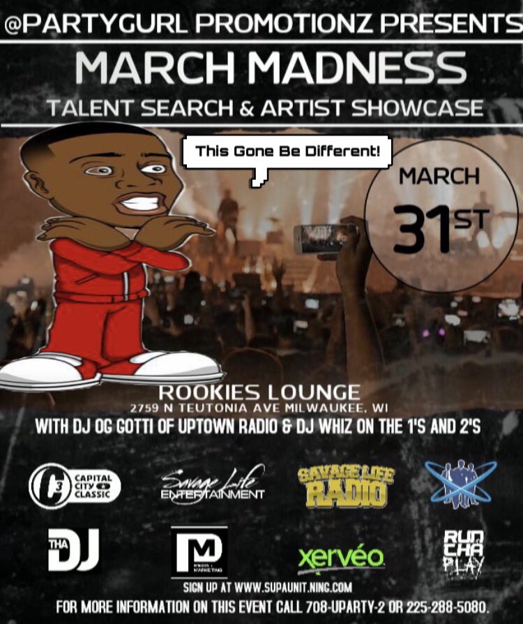 Supa_Unit's tweet photo. MARCH MADNESS TALENT & ARTIST SHOWCASE #AboutTobeDifferent IN MY @HaHaDavis VOICE 🤣😂🤣😂🤣😂 Signup today #BIGFELLA https://t.co/k5eFhZkc6C https://t.co/yt6IspKgwj