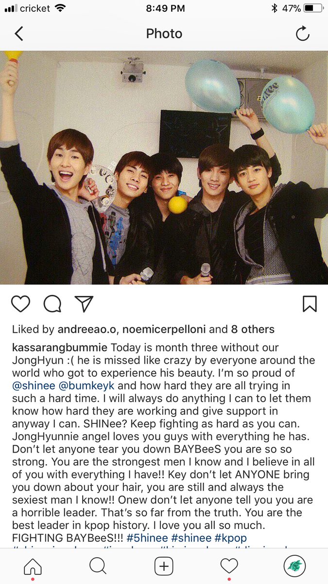 Cassandra5hawol's tweet photo. For SHINee. Three months without our angel. #5hinee #shinee #kpop #jonghyun #kimjonghyun #choiminho #minho #key #keykibum #kimkibum #onew #jinki #leejinki #leeonew #taemin #leetaemin #youdidwelljonghyun #수고했어요종현아 https://t.co/6Sw0S7KPf0