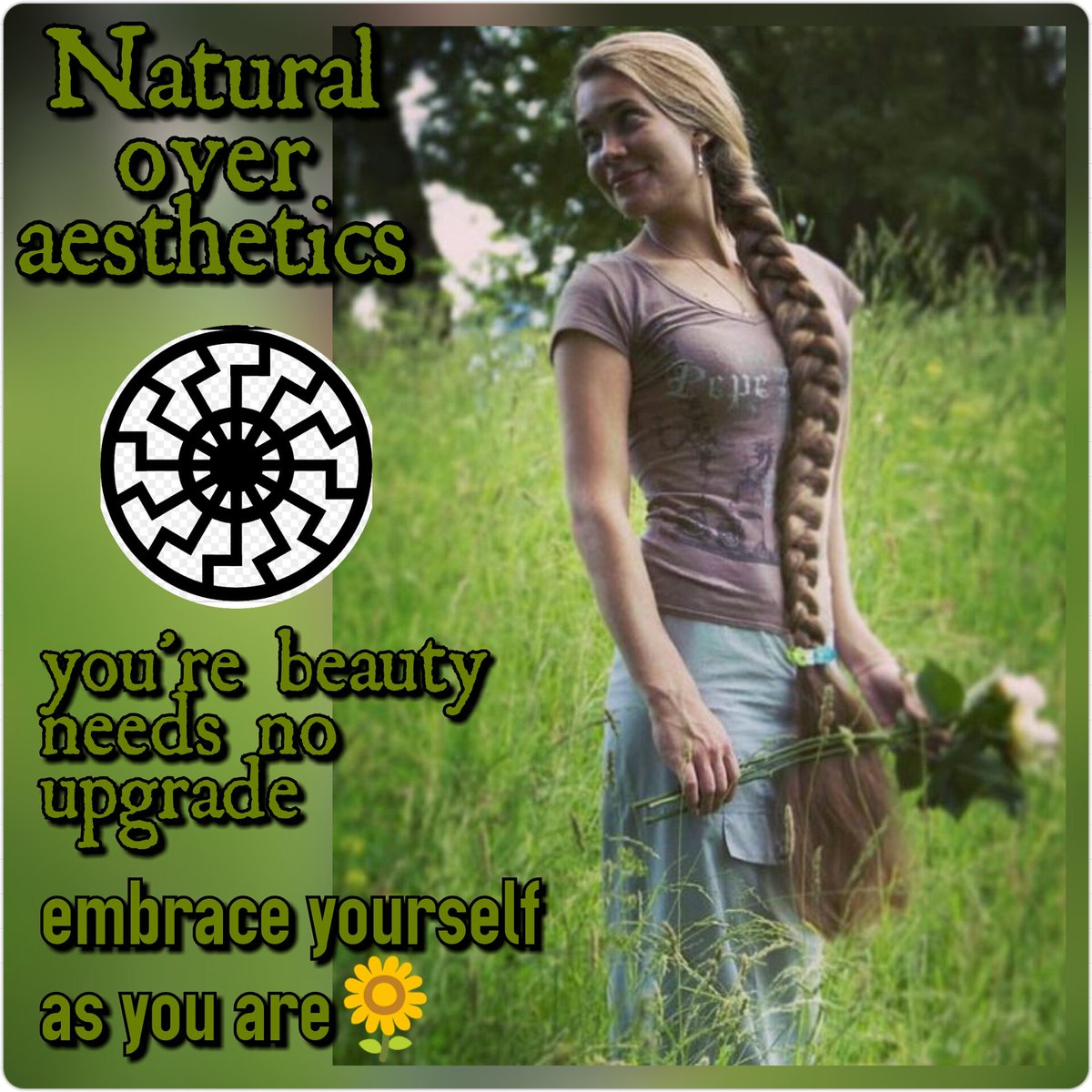 I'm a firm believer that you don't need caked on make up, fake eyelashes, and blue lips to be beautiful. You already ARE! #NATRUALBEAUTY🌻