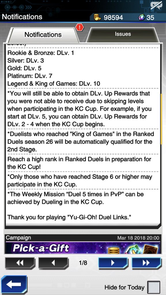 Android47GG's tweet image. Just Announced! Kaiba Cup April 2018 ! Get Ready Boys, Lets Get it #GetTilted

Round 1: April 5th-15th 
Stage 2: 13th-15th

#DuelLinks #YugiohDuelLinks #Yugioh #YugiohCommunity #YGO #YGOpro #YGOTCG #konami #GetTilted #TCG #YugiohOffical