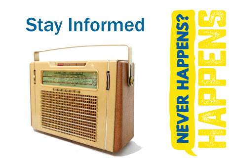 "The older you get, the better you get, unless you're a banana" - Betty White.
 Old-school radios are great for staying informed in an emergency. Do you have a vintage radio you could use in an emergency? Don't forget to check the batteries!