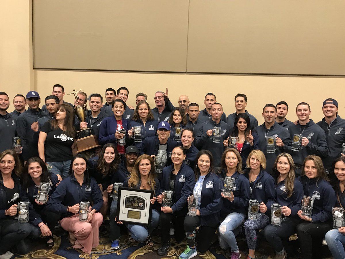 LAPPL's tweet photo. They’re No. 1!! CONGRATS to the LAPD Department Team #1 and the LAPD Women’s Team on their respective record-breaking wins in #BakertoVegas! #LAPDstrong https://t.co/JuxeqtZgym