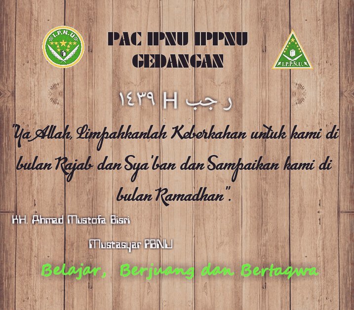 PacGedangan's tweet photo. Perbaiki Perbuatan Perbanyak Amalan... @pcipnusidoarjo @ipnuippnu_SI @pr https://t.co/xvWPEeva3B