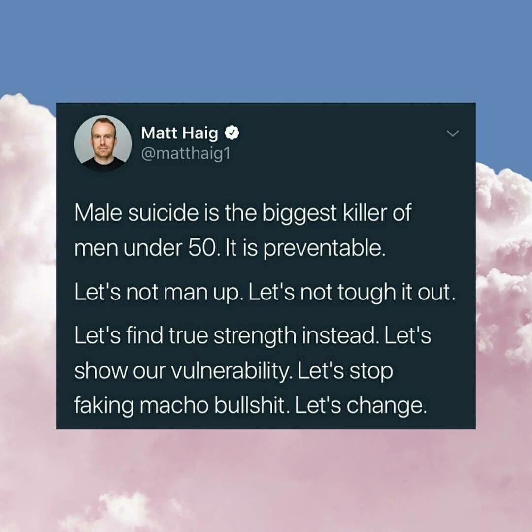 bestrongbeautys's tweet photo. It’s ok for men to show their emotions and be vulnerable. https://t.co/Pxka7dTpgW