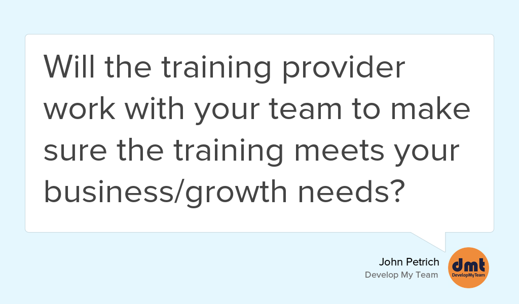 DevelopMyTeam's tweet photo. Selecting your Training Provider https://t.co/bgQcxsVfkJ #Select #Training #Provider https://t.co/qaJZ9CkREk