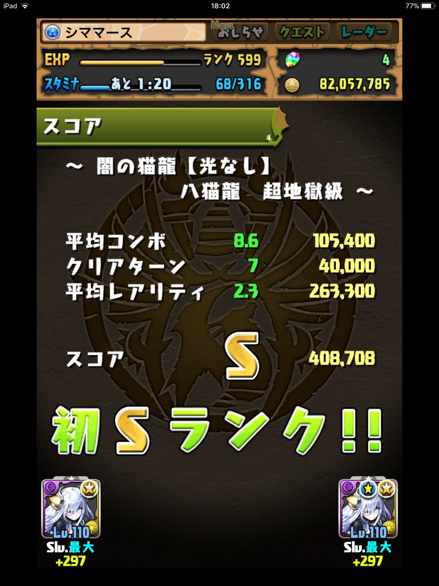 闇の猫龍 Sランク 安定周回ノーコン攻略パーティー ソロ パズドラ初心者攻略 Com