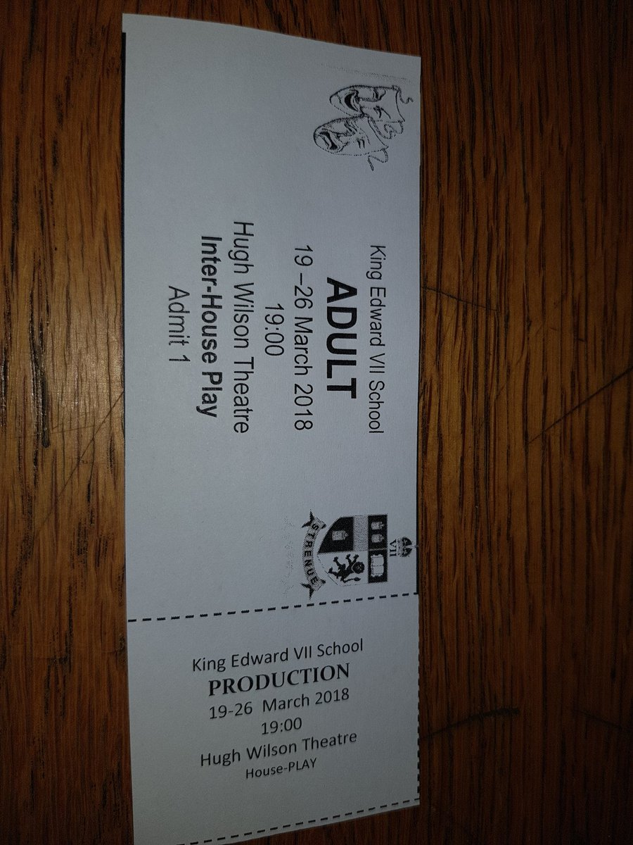 KingEdVIISchool's tweet photo. #RedDramatics @KingEdVIISchool House Plays start tonight. Crofts, Hofmeyr and Hill House 2nite. Tickets at door. Come support the red talent on stage.π€π https://t.co/AluGFptnRw