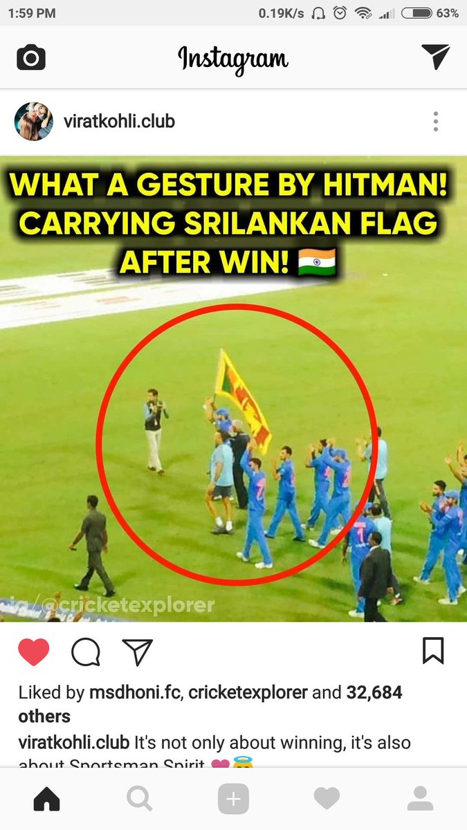 RuhelaAk's tweet photo. Its not only about winning, it's also about a sportsman spirit 💝😇
Captain @ImRo45 thanking the Srilankan Crowd with a Srilankan flag in the hand. I guess no other captain ever did that ☺️ 
#proudmoment #DkBoss @DineshKarthik @RuhelaAk 
Now finally End of #NaginDance. 😂😂 https://t.co/Fr3p0QVCon