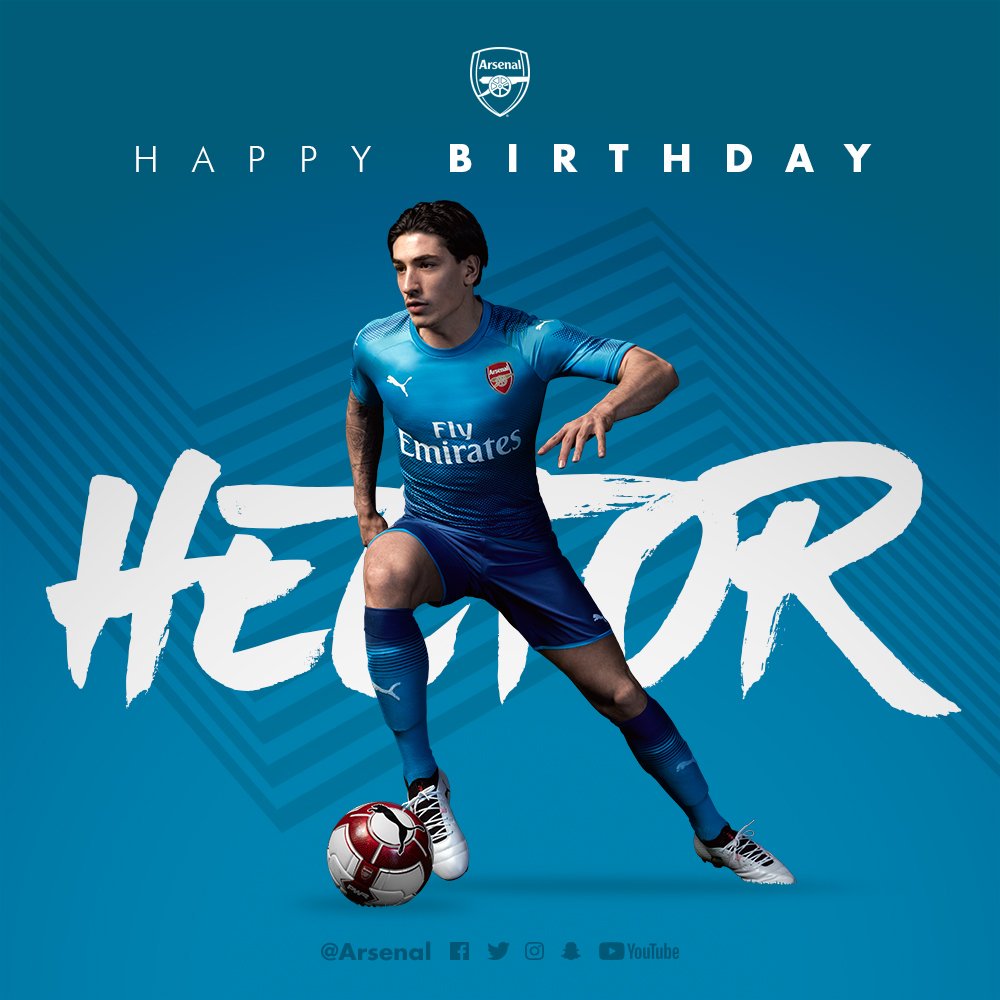 Happy Birthday 23 th Hector Bellerin 
