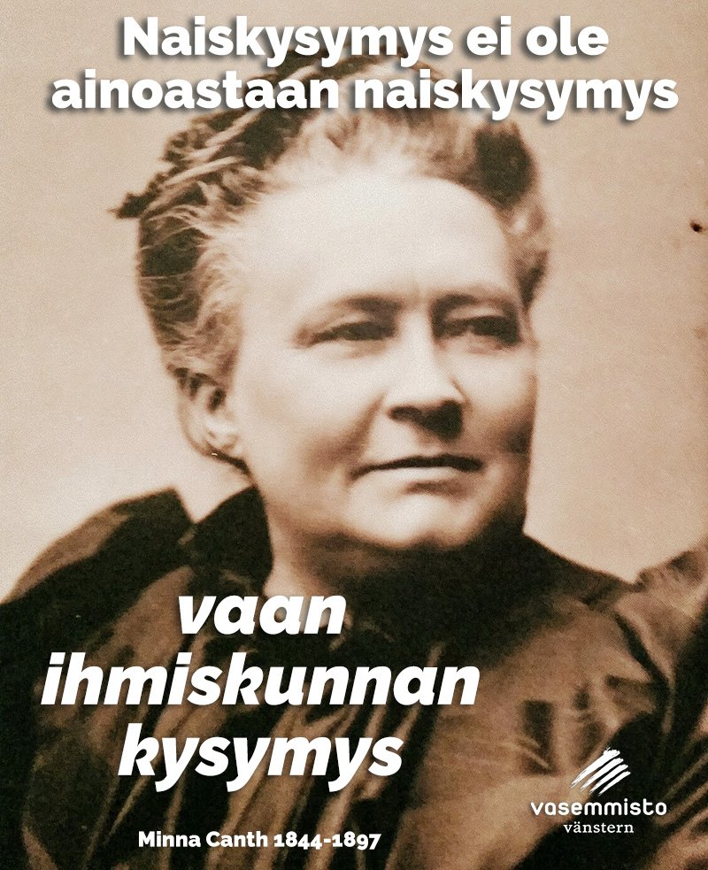 Hyvää Minna Canthin ja tasa-arvon päivää! Minna Canthin päivä on vuoden ainoa päivä, kun Suomen lippu vedetään salkoon naisen kunniaksi. #MinnaCanth #tasaarvo