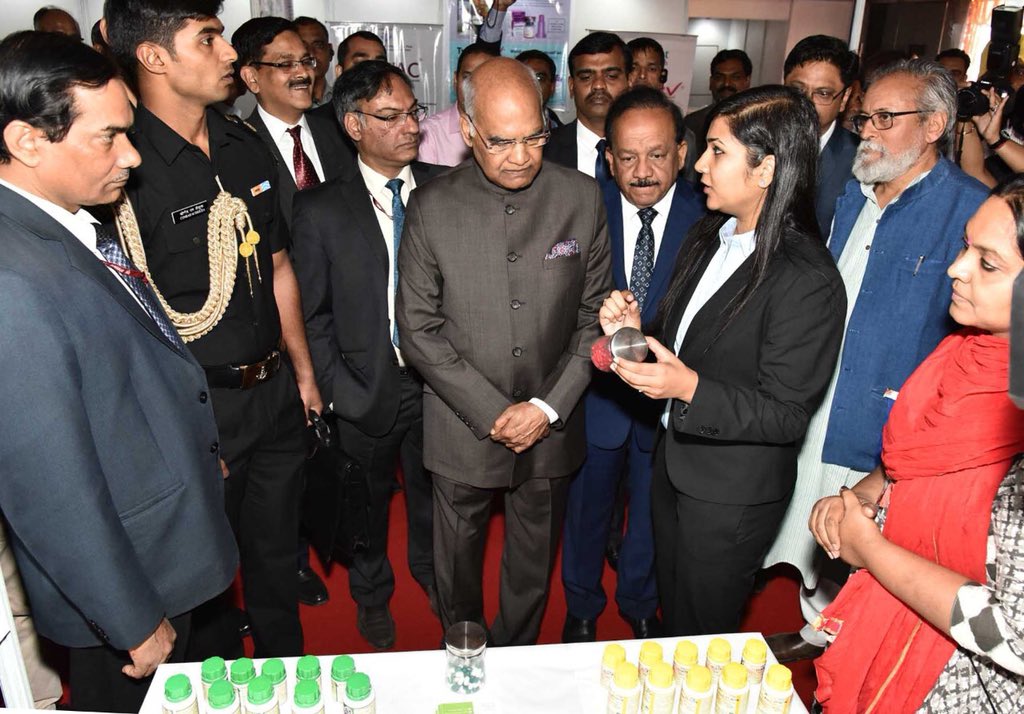 #FINE - #President also presented #GandhianYoungTechnologicalInnovation, #GYTI awards. It is an opportunity for the grassroot innovators to interact with the best innovators and entrepreneurs from formal and informal sector.