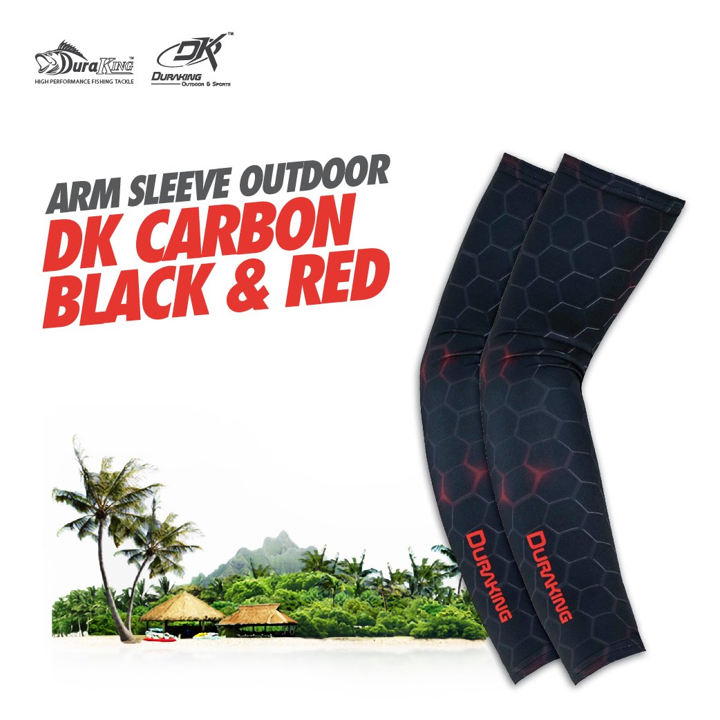 Selain bisa membuat gaya kamu lebih kekinian, Arm Sleeve Outdoor DK Carbon Black and Red ini juga bisa membuat kamu lebih nyaman saat memancing.