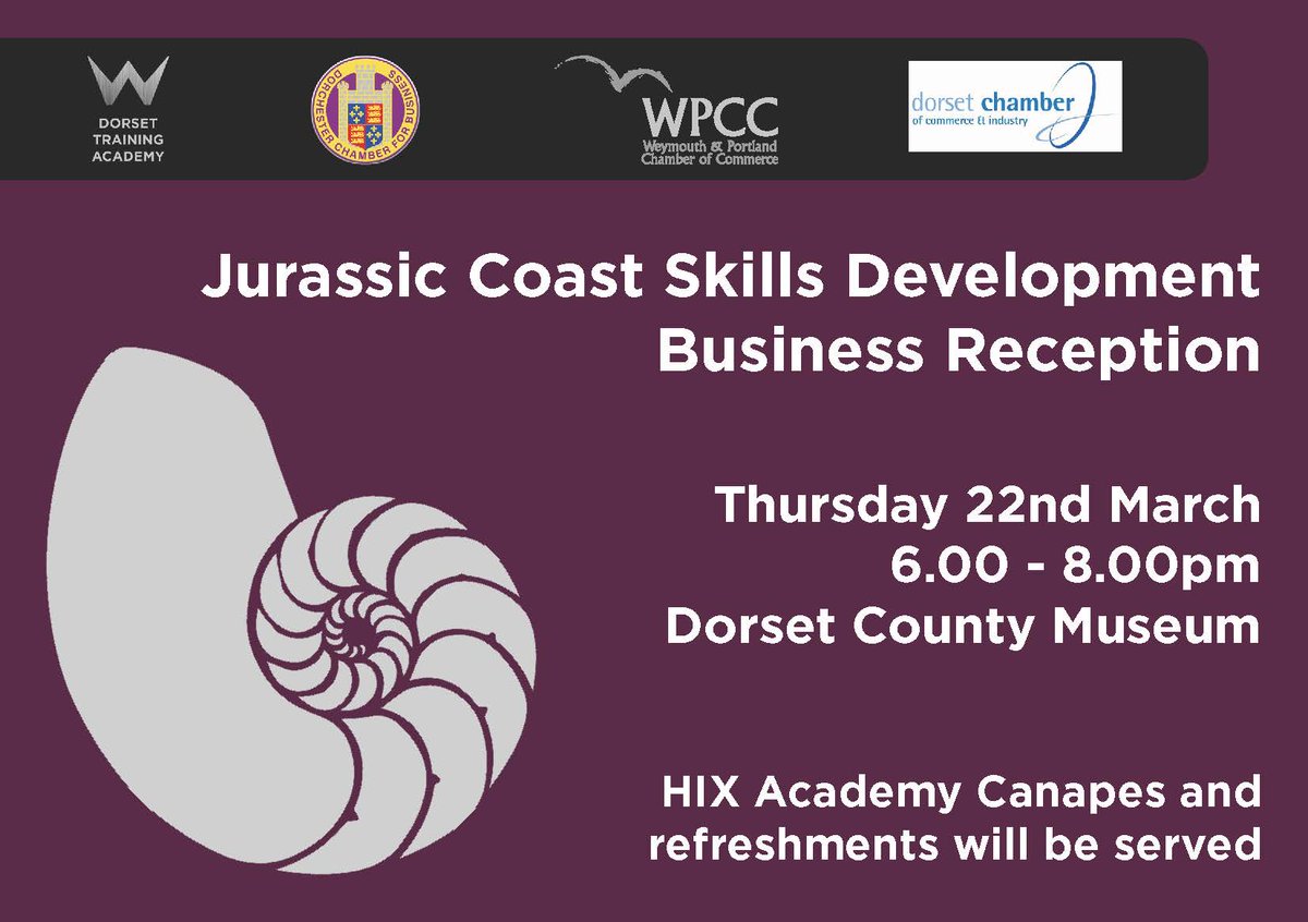 WPChamber's tweet photo. This Thursday 22 new date for exclusive Chamber Dippy reception @DorsetMuseum Book now or miss it! https://t.co/tAjVGmtADs https://t.co/NHwVRtUux0