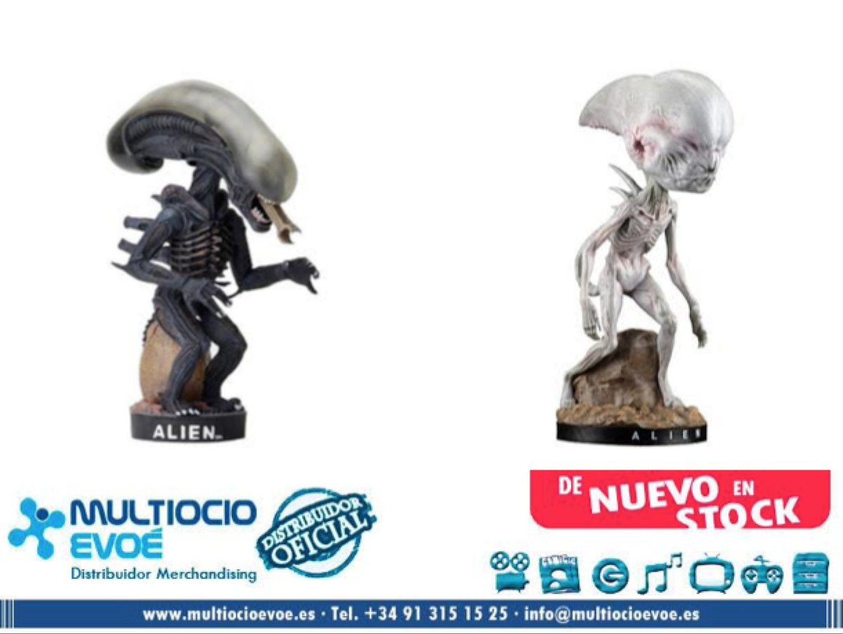multiocioevoe's tweet photo. Lo mejor de #merchandising en #MultiocioEvoé
#PRODUCTOSOFICIALES
#ALIEN #FIGURA #HEAD #KNOCKERS #XENOMORPH 
#ALIEN #FIGURA #HEAD #KNOCKERS #SECRETCHARACTER
#coleccionista #decoracion #regalos #gifts #musthave #distribuidores
https://t.co/ep5ADbNHRu https://t.co/5X0xYU3j83