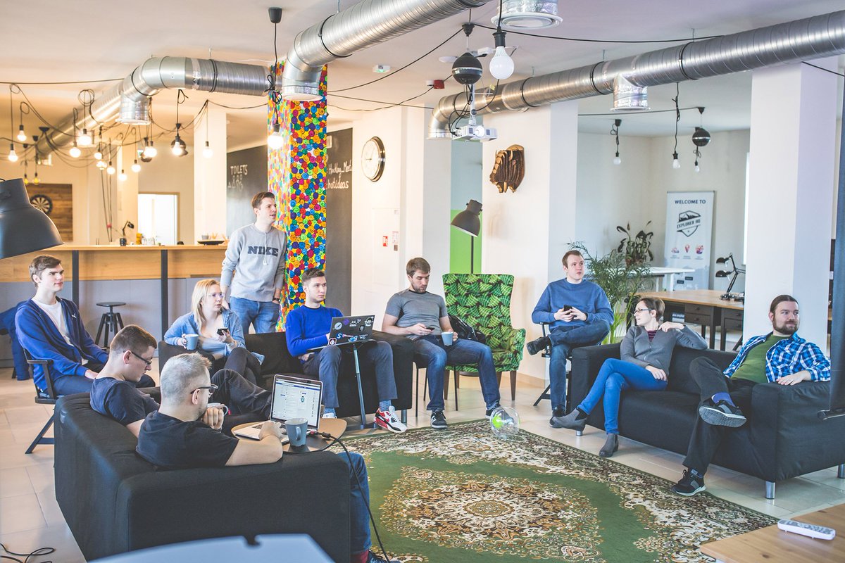 Discussion and presentations after breakfast.js :)