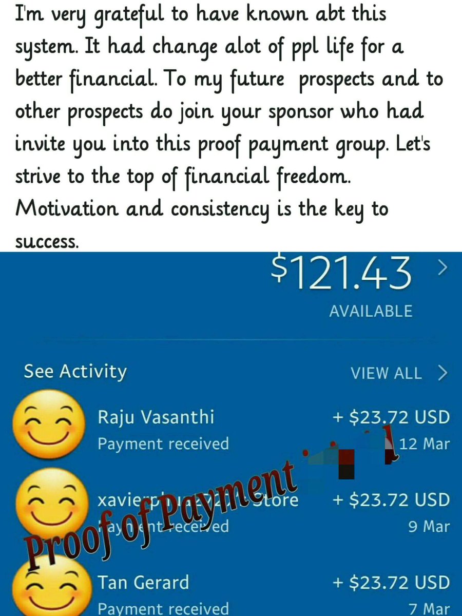 BYOB_worldwide's tweet photo. When there's a will, there's a way.

1 door shut, few doors open. Alhamdulillah

One time investment of $25 and make ENDLESS profits like we did!!

Let's generate your daily income with SOCIAL MEDIA PLATFORM!

Watsapp us at +65 81685447 NOW! 😊

#BeYourOwnBossWorldwide #EarnMoney https://t.co/rwiMJvxinL