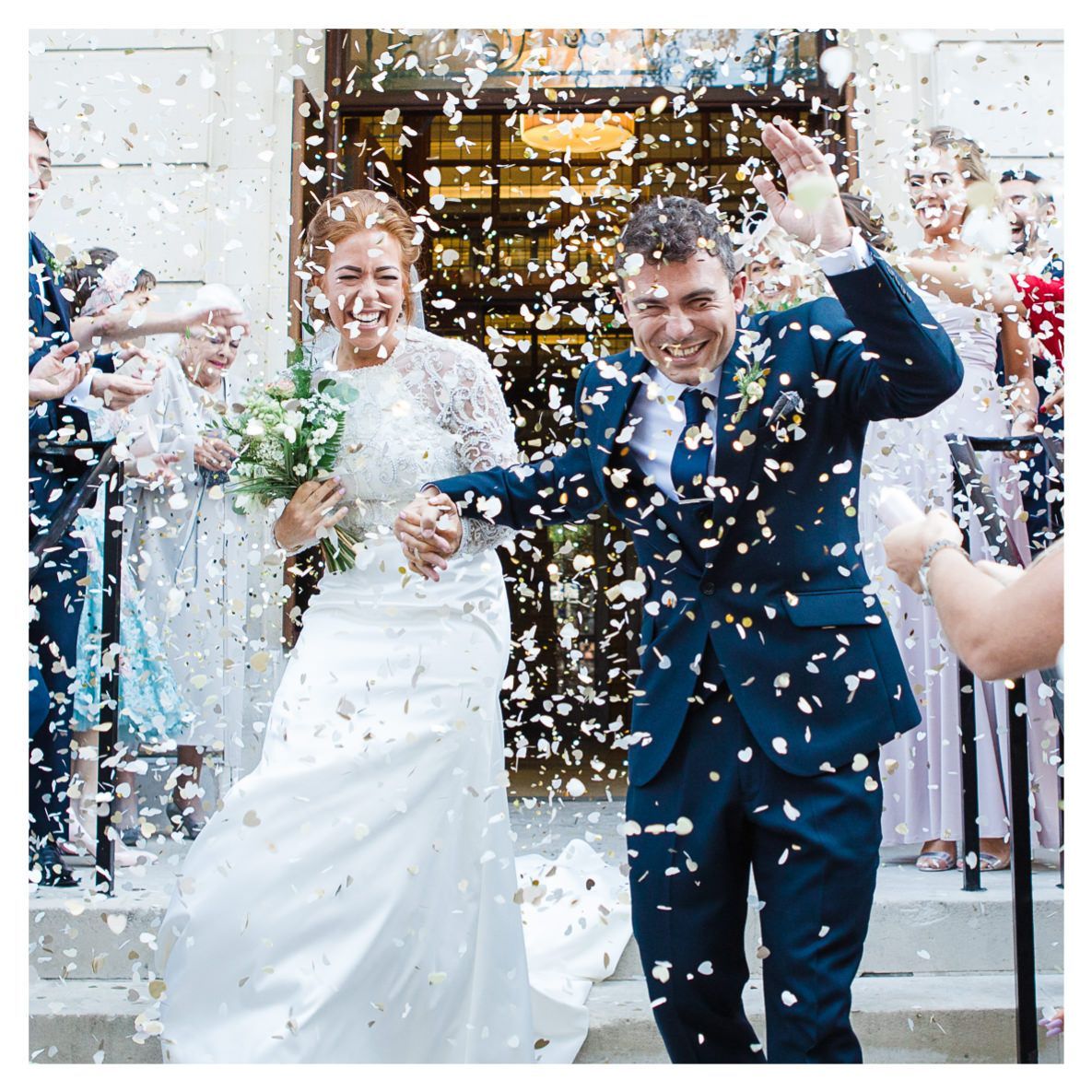 JUST MARRIED! This dream duo are featured today on <a href="/rockmywedding/">RockMyWedding</a> 

Venue: <a href="/townhallhotel/">Town Hall Hotel</a>
Dress: <a href="/Ebeaumontdesign/">Emma Beaumont</a>

#confetti #emmabeaumontbride #rockmywedding #townhallhotel #townhallhotelwedding #somuchconfetti #confetticanon #londonweddingphotographer #justmarried