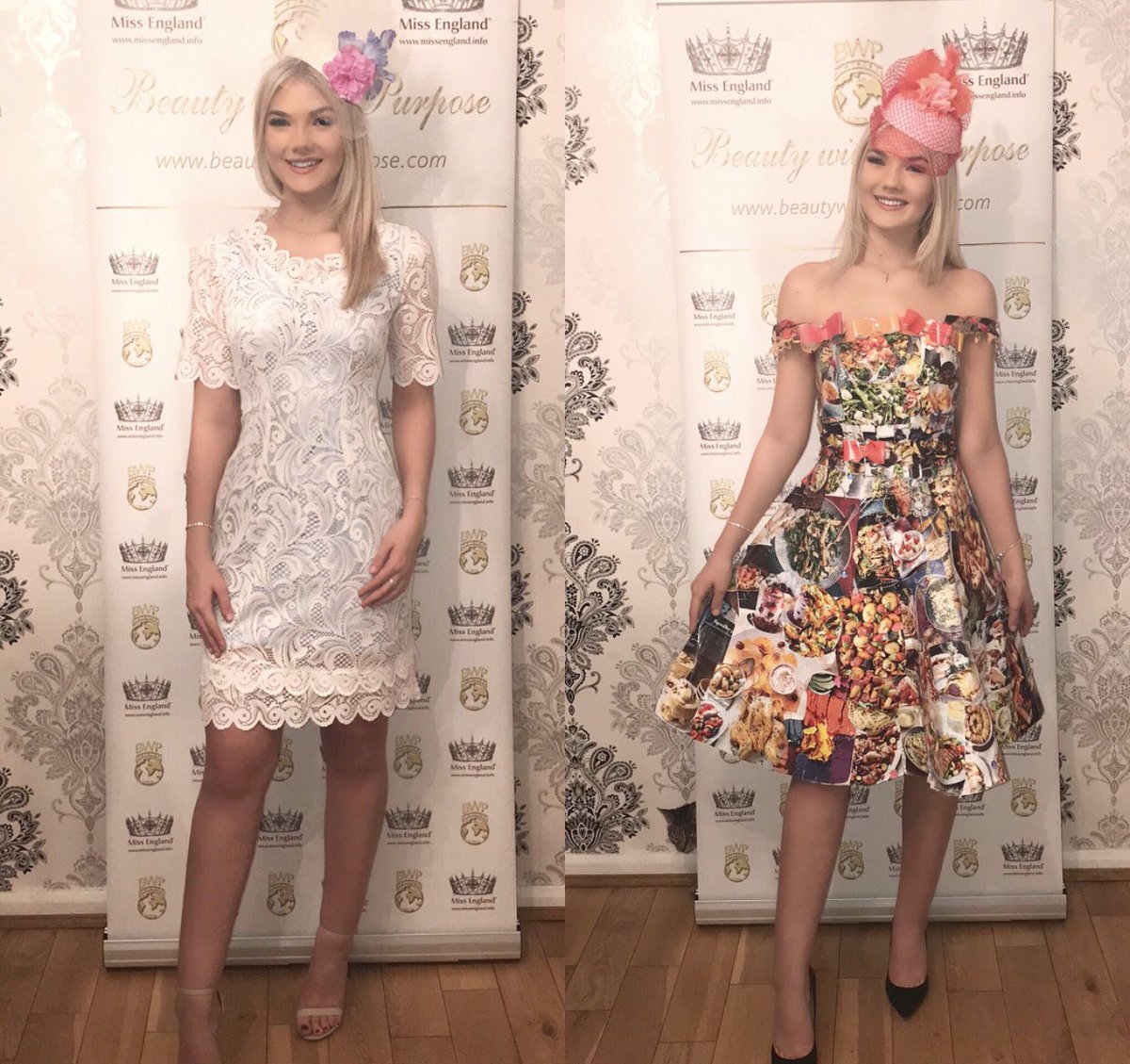 paige2506's tweet photo. Eco Dress - Theme, Royal wedding guest 💍My Eco Dresses😱 both dresses made from scratch and hand made by myself with help for the fittings by my amazing nanna💗These are completely different dresses 1 being made from recycled Nottingham lace(left)the other from recycled recipes. https://t.co/ROegqELP5q