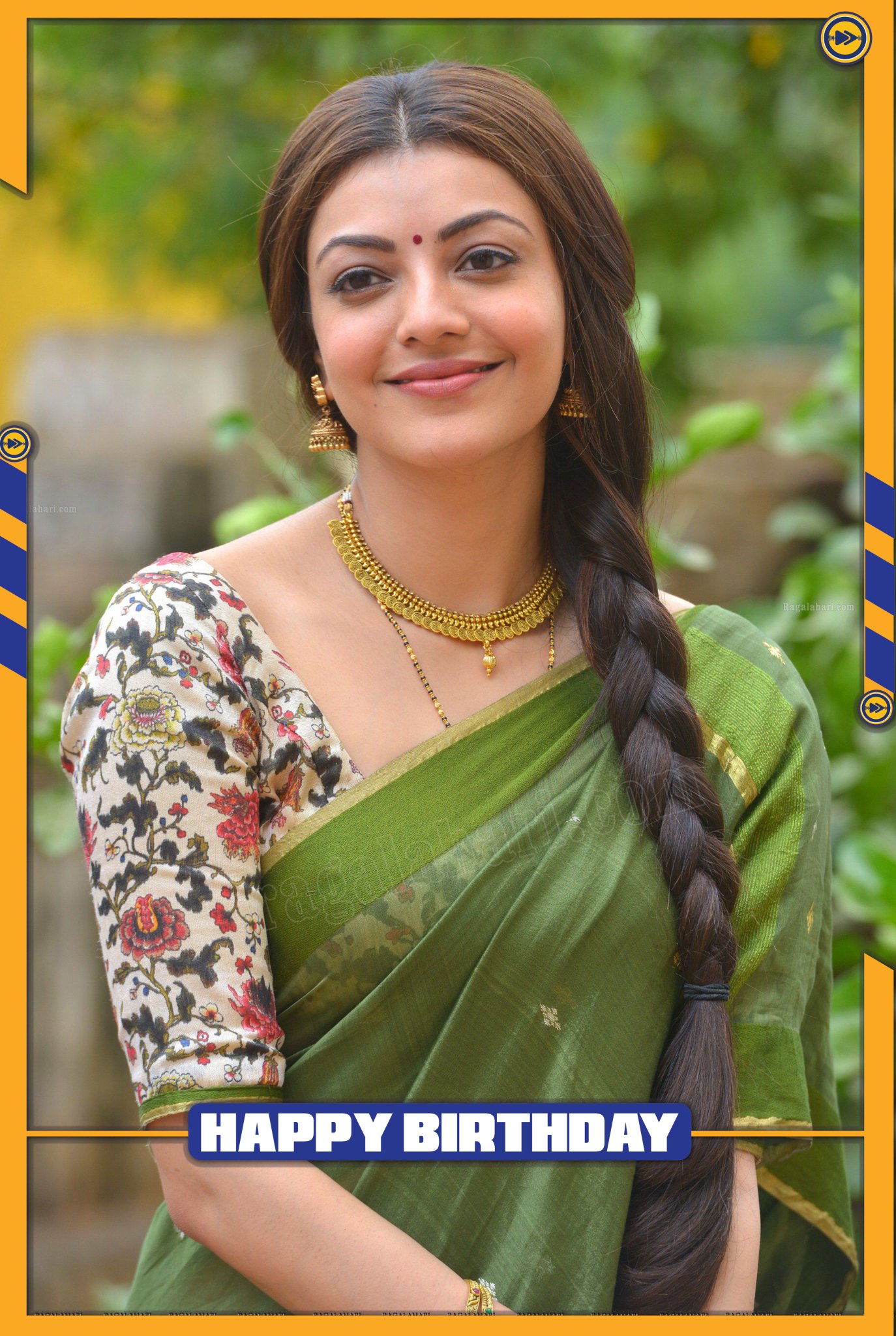 Happy birthday to Kajal Aggarwal!  