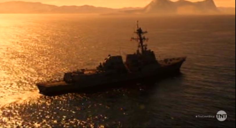 BlackhawkStrykr's tweet photo. @LastShipTV #SlatterySunday continues with the #NathanJames sailing through the middle of the Gibraltar Strait- The Pillars Of Hercules #MasterChiefJeter is right what a beautiful sight &amp; sunrise #TheLastShip #CaptainSlattery #CaptainChandler https://t.co/Dy8OHge1ZS
