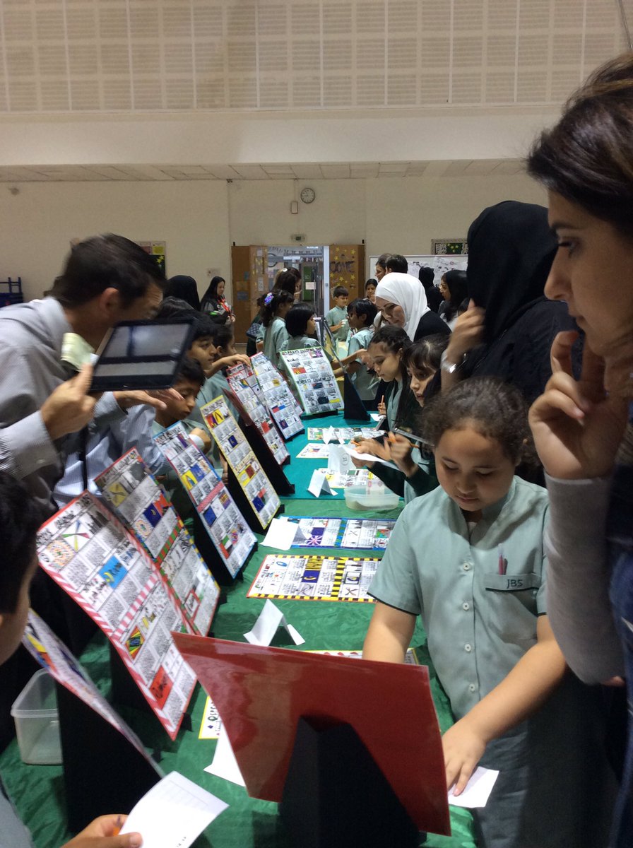 The #JBS Grade 3 did a great job today during their celebration of learning "Grade 3 Market" was filled with products made by the students. Production, Exchange, Consumption.#inspiringyoungminds <a href="/Taaleem/">Taaleem</a>