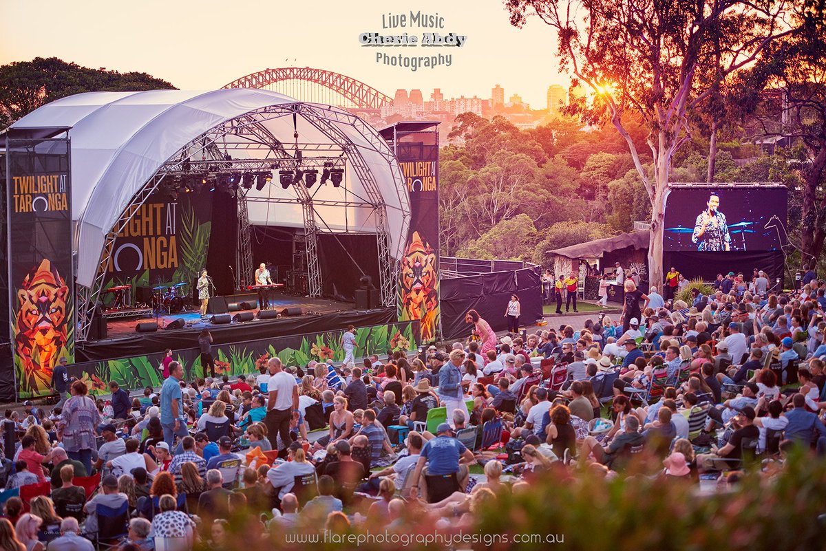 Seriously good vibes at <a href="/TwilightTaronga/">Twilight At Taronga</a> Caiti Baker &amp; <a href="/jamesreynemusic/">James Reyne</a> 
#aussiemusic #greatvenues #flarephotographyanddesign #reverbmagazine