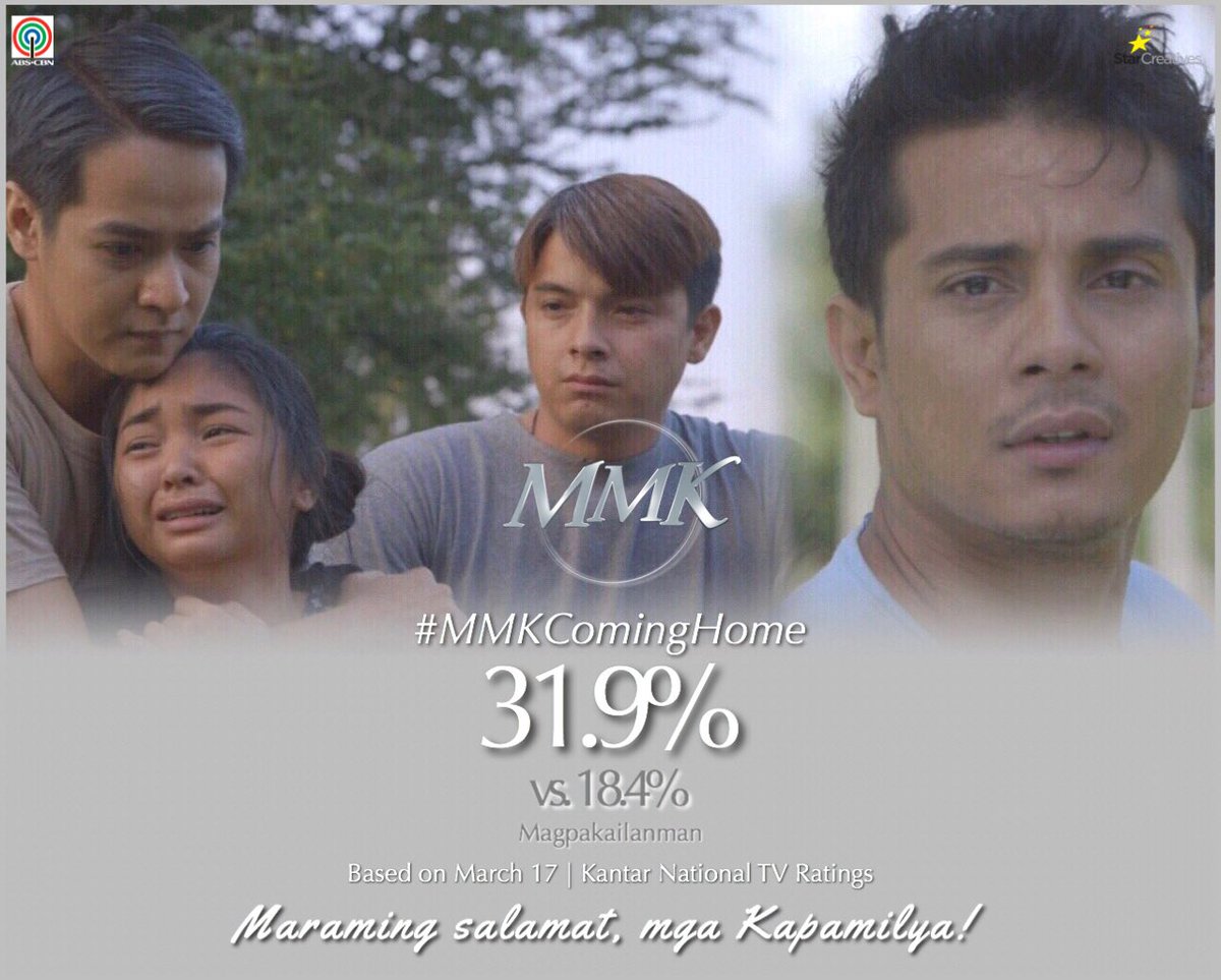 MMKOfficial's tweet photo. Maraming salamat sa inyong pagtutok sa #MMKComingHome, mga Kapamilya! #MMK https://t.co/z1IR9LMRyV