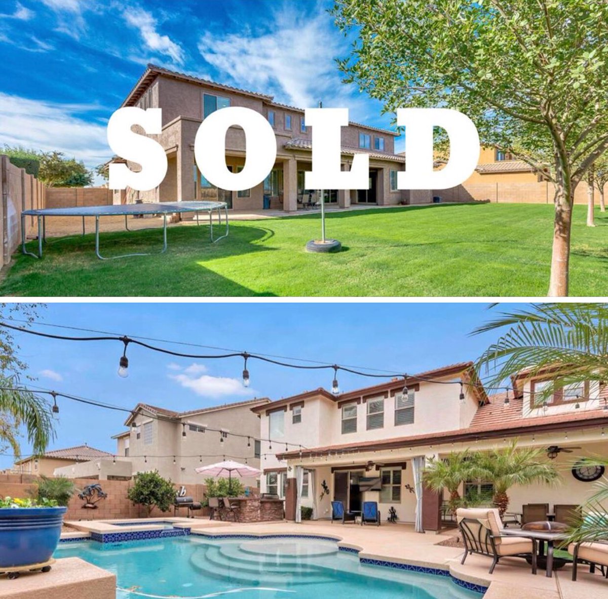 allisonbrague's tweet photo. SOLD their home so they could BUY one with a pool 💥💥 DONE! Who’s next?  What are you dreaming of in your next home?  #LovetheQC #RealEstate #Realtor #ArizonaRealEstate #QueenCreek #pool #HomeForSale https://t.co/W0TPrt9FxT