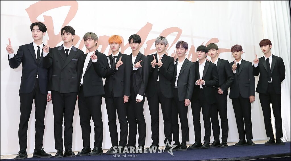 WANNAONE_TH's tweet photo. [PIC] ภาพ Wanna One จากงานแถลงข่าวสำหรับการคัมแบคในวันนี้ค่ะ💛 

©️WannaDebut_twt 
#WANNAONE #워너원 https://t.co/kiqRD6Tass