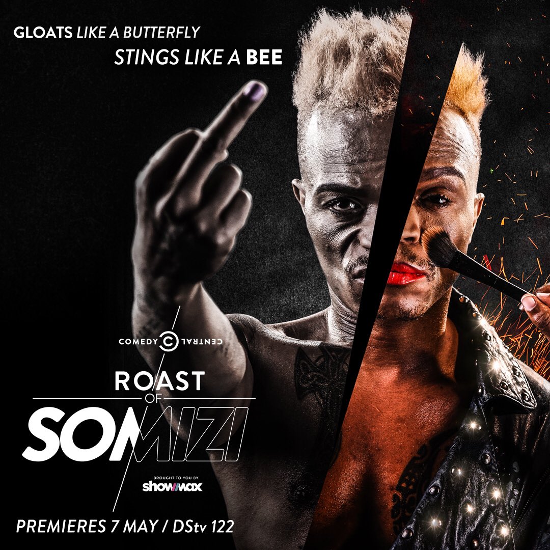 ComedyCentralAF's tweet photo. Comedy Central presents the Roast of @somizi , brought to you by @ShowmaxOnline! 💥

Whuuuuuu shem! We will be playing magwarana with Somizi Somgaga the Divo on 7 May,  be sure to tune in, it’s about to be 🔥🔥🔥 more details here: https://t.co/L6KyUU5cp6 🙌🏾🙌🏾🙌🏾. #RoastZA https://t.co/pciW9Esbwh