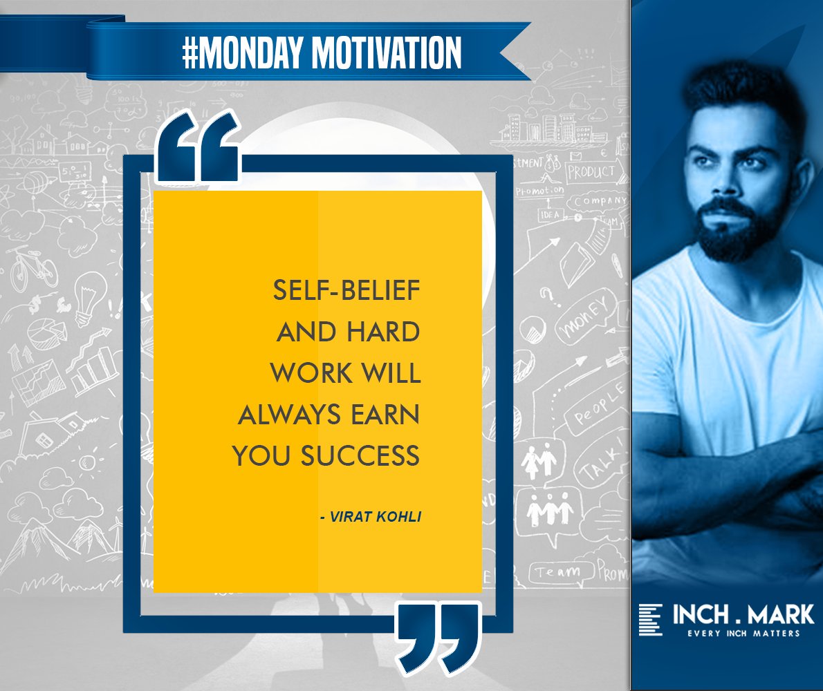 inchmark01's tweet photo. Self-Belief and hard work will always earn you Success. – Virat Kohli
https://t.co/vDcY8wBsuG
#MondayMotivation #ViratKohli #Success #HardWork #DigitalMarketing #SEO #SMO #Inchmark https://t.co/55Yqy9DT6L