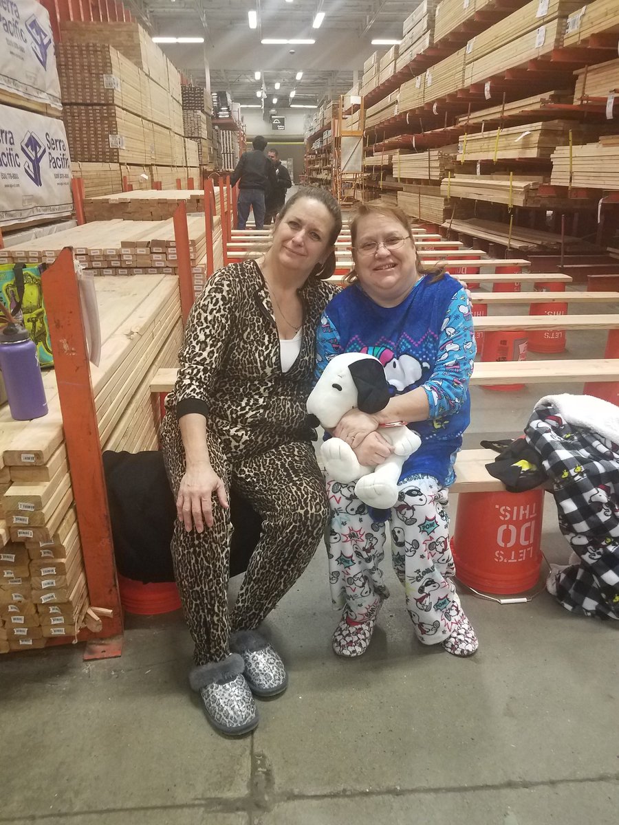 Home Depot store party 6688 pjs party