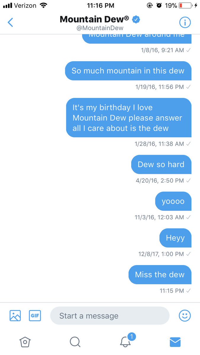 robbywgucci's tweet photo. I’ve been DMing Mountain Dew for 3 years and haven’t got an answer. https://t.co/dUwTV2Xy32
