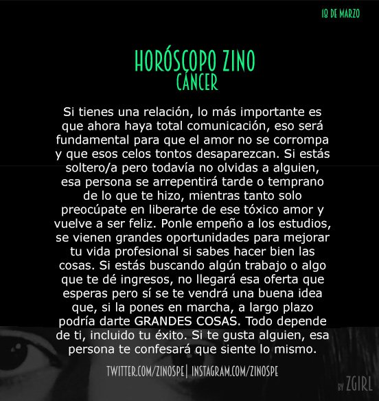 zinos__'s tweet photo. C Á N C E R 

#HZ #HoróscopoZino https://t.co/P9WsUosoEZ