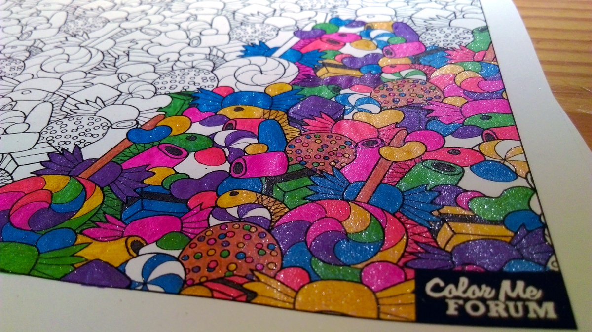ColorWithJade's tweet image. Oh yeah, I LOVE me some candy! :D Color this baby in and you'll find yourself with a sugar high, craving sweets! #adultcoloring #coloringforadults #lollies #candy Get your SWEET EXPLOSION here! colrme.club/2IAngQF