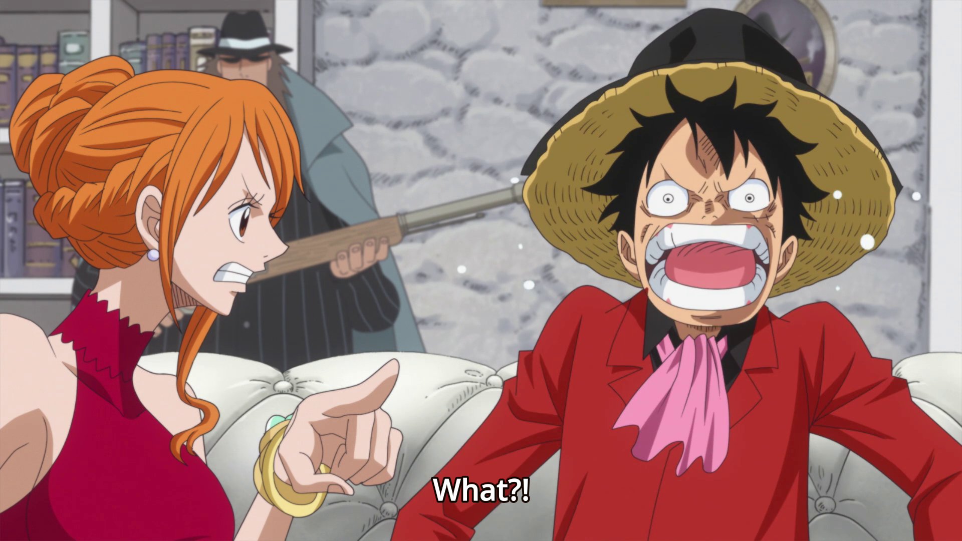 Rsa Luffy S Reaction When He S Told By Nami That He Was Actually Right About Gangster Gastino Being Caesar Onepiece Episode 8 T Co kj8d28zs Twitter