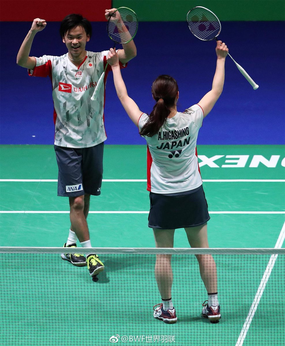 CHAMPION Yuta Watanabe/Arisa Higashino. 