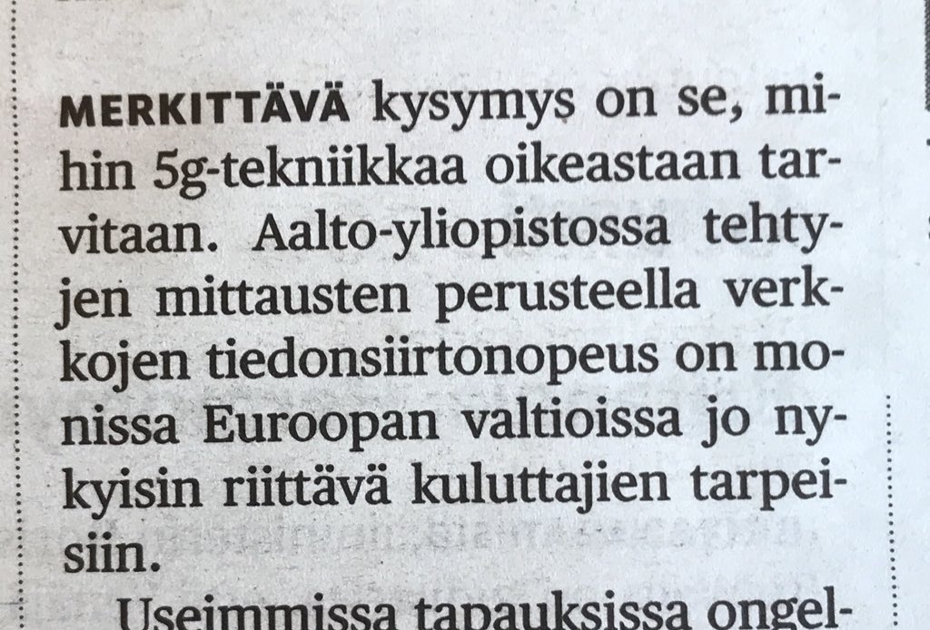 1998: Mihin 3g-tekniikkaa oikeastaan tarvitaan
2008: Mihin 4g-tekniikkaa oikeastaan tarvitaan
2018: