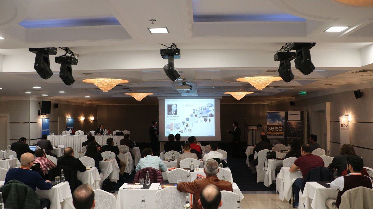 seisoenergy's tweet photo. Seiso-Panasonic iş birliği ile 16 Mart Cuma günü Ankara Metropolitan Hotel'de düzenlenen seminerimiz, Medaş Yenilenebilir Enerji ve Tesis Kabul Müdürü İlkay Yüksel ve Panasonic Solar Avrupa Genel Müdürü'nün katılımı ile gerçekleşti.
Tüm katılımcılarımıza teşekkür ederiz. https://t.co/hptCa5NiX9