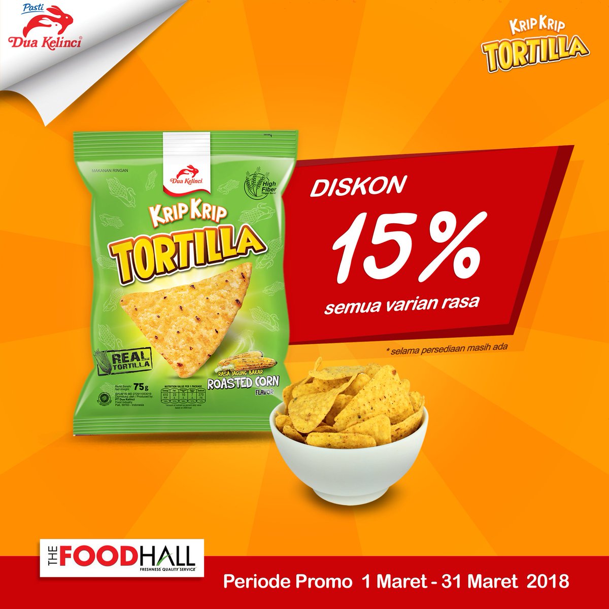 TosTosID's tweet photo. Krip Krip Tortilla masih belum bosen buat manjain kamu yang suka banget ngemil sepanjang hari nih π
Catat tanggal promonya dan sebarin ke semua temen-temenmu! Happy shopping, guys! π
.
.
#kripkrip #tortilla #kripkriptortilla #duakelinci #segitiganyabikincinta #infopromo https://t.co/ziiNYSAPKu