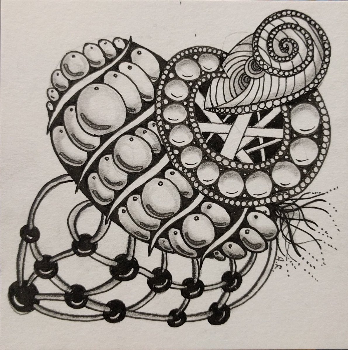 fintangle's tweet image. #zentangle
