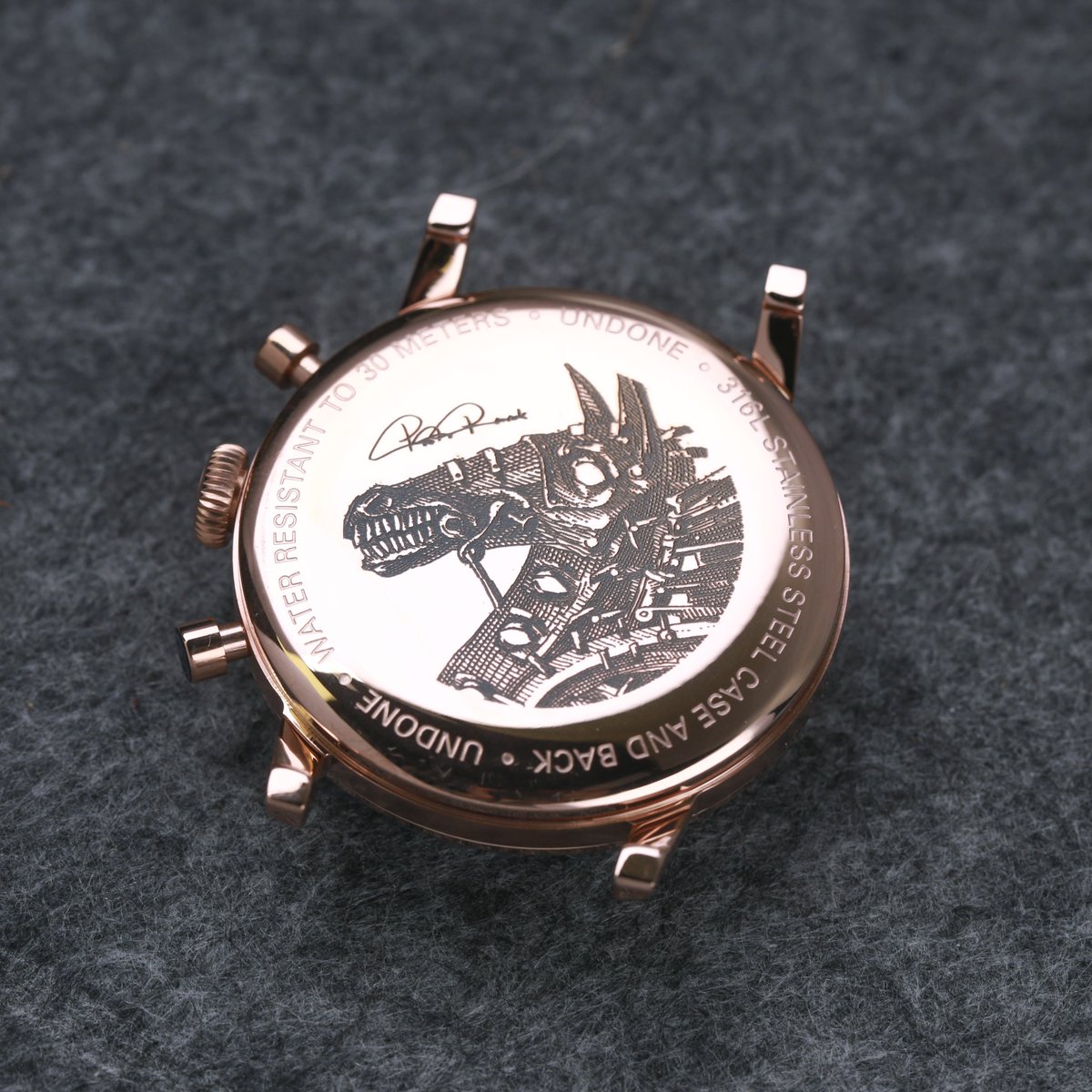 custom watch case back