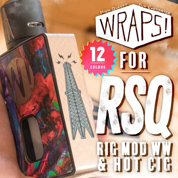 Mand1108's tweet photo. 本日よりWRAPS! for RSQ Rig Mod WW & Hot Cig専用のスキンラップシールの販売を開始させていただきます。カラーは12種類!お気軽にお問い合わせ下さい!https://t.co/fDjqYz3PBd
#WRAPS #RigModww #HotCig #VAPE #mod #SKIN #WRAP #電子タバコ #スキンラップ #ラップス #ベイプ https://t.co/DnjUDjYzXv