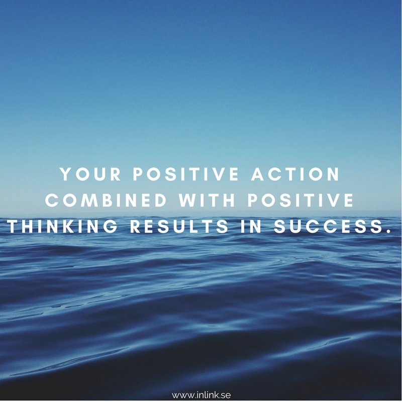 När dina positiva handlingar kombineras med ett positivt tänk - det är då magi sker. #MåndagsMotivation #positiv #action #magi