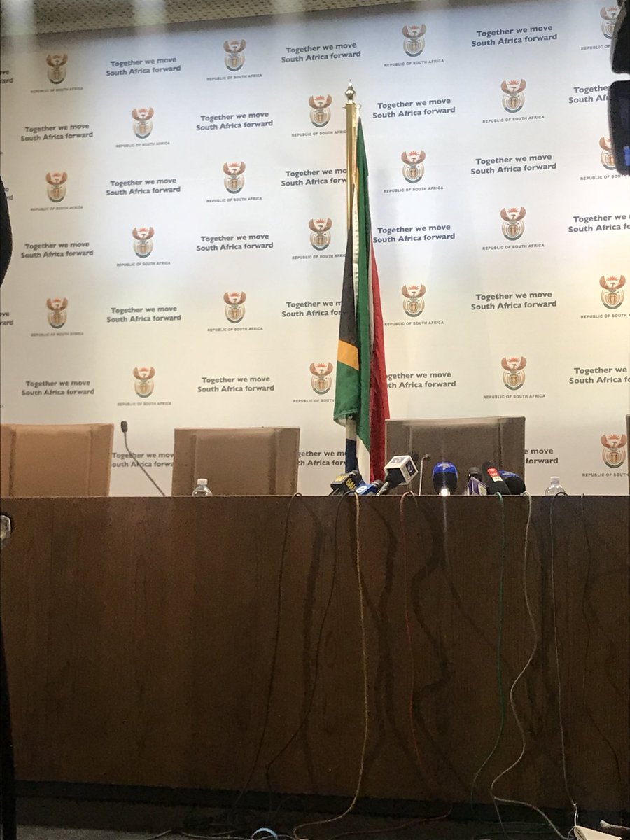 ewnreporter's tweet photo. The Ministers of Police, Home Affairs, as well as  National Commissioner of Police will hold a press briefing on a significant breakthrough on corruption within the Prison and Home Affairs environment. CM https://t.co/CL0VGH4FPi