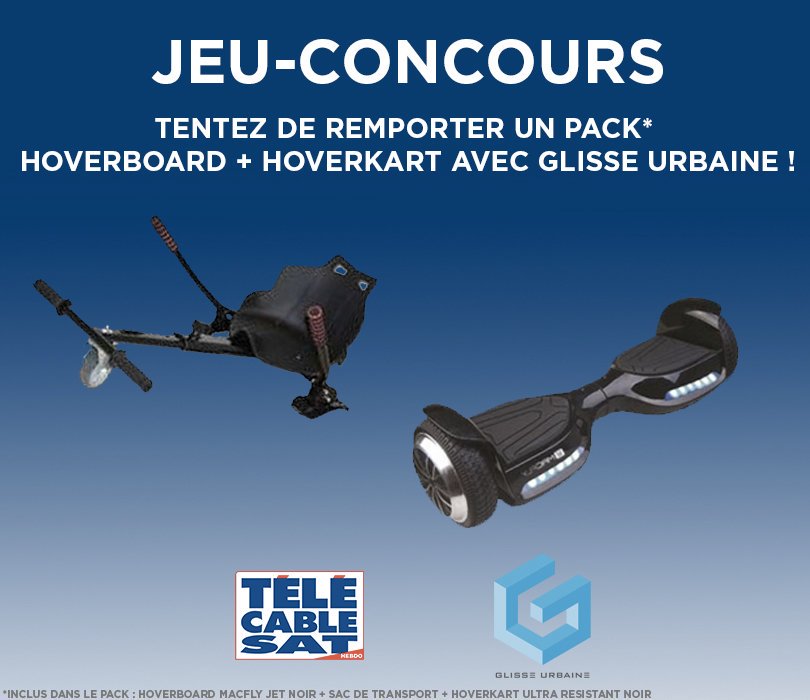 TelecableSat's tweet image. #JEUCONCOURS🎁
A l'occasion de leur présence à la @foiredeparis du 27/04 au 8/05, #RT &amp;amp; #Follow pour tenter de remporter un pack #GlisseUrbaine
hoverboard + hoverkart ! (glisseurbaine.com)

TAS le 9 avril ! Bonne chance à tous ! 🍀