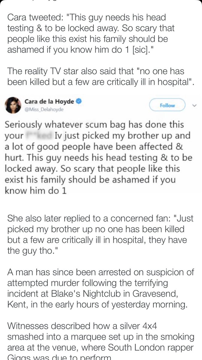 BPD_Cornwall's tweet photo. 1. Who’s is she? 2. Why is it the family’s fault? 3. Does she know the full story?? Not condoning someone doing something so bad but how does she know that this person isn’t sick? Maybe have MH issue? needs his head testing?? Locked away!
Choose your words carefully love! 🤬 https://t.co/ghxtngoruM