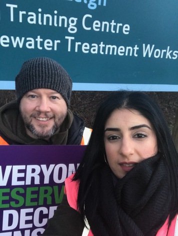 Second UU strike day <a href="/unisonUU/">UNISON UU</a> with even more staff willing to join a picket. #UUpensiongrab. Do the right thing <a href="/unitedutilities/">United Utilities</a>