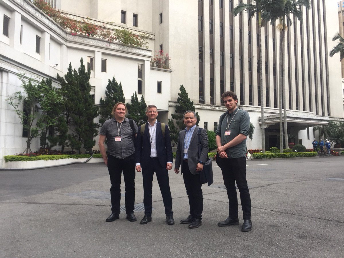 ChromaWay's tweet photo. Part of the ChromaWay team was in Taipei, Taiwan these past weeks teaching #postchain, the first #consortiumdatabase with Snowbridge and other associates. @kallerosenbaum https://t.co/o1Ytr01h10